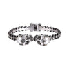 Skull Rhinestone Pearl Bracelet - designfullprint