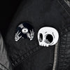 Gothic Punk Skull Pin & Brooches Sets