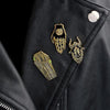 Gothic Punk Skull Pin & Brooches Sets