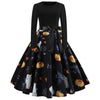 Helpurn Style Skull Party Dress