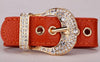 Leather Belt Bracelet Bangle for Women - designfullprint