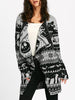 Skull Knitting Tunic Cardigans - designfullprint