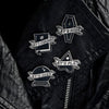 Gothic Punk Skull Pin & Brooches Sets
