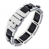 Skull Leather Chain Bracelet - designfullprint