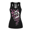 3D Printed Skull Black Tanks