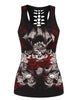 3D Printed Skull Black Tanks