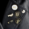 Gothic Punk Skull Pin & Brooches Sets