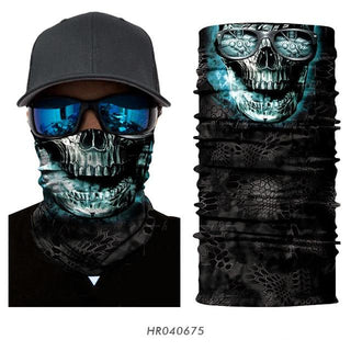 Special Selection: Multi-use Skull and Halloween Face Shields - designfullprint