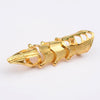 Skull Double Finger Ring Knuckle Armour - designfullprint