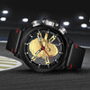 Skull Sport with Big Dial Male Casual Quartz Watch - designfullprint
