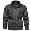 Men Vintage Motorcycle Leather Jacket