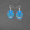 Sugary-Sweet Whimsical Skull Earrings