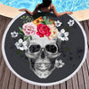 Skull Beach Mat-Towel - designfullprint