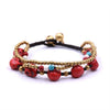 Skull Copper Beaded Stone Bracelets