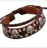 Punk Fashion 3 Layers Skull Bracelet