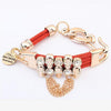 Crystal Skull Multi-Color Charm Bracelets