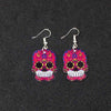Sugary-Sweet Whimsical Skull Earrings