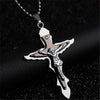 Big Cross Skull Necklace - designfullprint