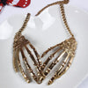 Skull Hand Choker Gift Necklaces - designfullprint