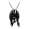 Skeleton Skull Wings Necklace - designfullprint