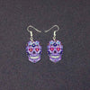 Sugary-Sweet Whimsical Skull Earrings
