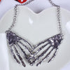 Skull Hand Choker Gift Necklaces - designfullprint