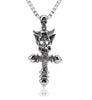 Multi-Design Cross Satan Skull Pendant Necklaces