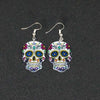 Sugary-Sweet Whimsical Skull Earrings