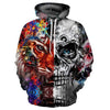 3d Sweatshirts Print Skulls and Tiger - designfullprint