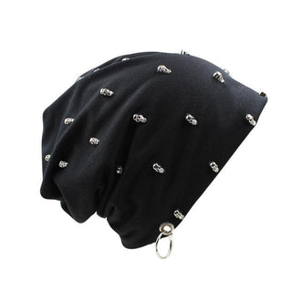 Unisex Skull Hoop Brand Beanies - designfullprint