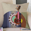 Guitar And Piano Keyboard Music Lover Pillow Cover NHD