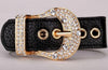 Leather Belt Bracelet Bangle for Women - designfullprint