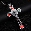 Big Cross Skull Necklace