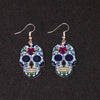 Sugary-Sweet Whimsical Skull Earrings