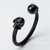 Skull Skeleton Biker Bangle Bracelet - designfullprint