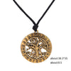 Tree Of Life With Wiccan Pentacle Necklace