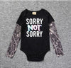 Infant Long Sleeve Cotton Tattoo Jumpsuit - designfullprint