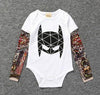 Infant Long Sleeve Cotton Tattoo Jumpsuit - designfullprint