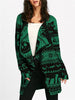 Skull Knitting Tunic Cardigans - designfullprint