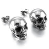 Punk Hip-Hop Stud Skull Earrings