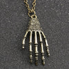 Skull Hand Necklace - designfullprint