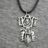 Vintage Biker Skull Pendant Necklaces
