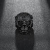 Trendy Zinc Alloy Multi-Color Skull Rings