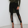 Lace Up Leather Pants
