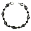 Resin Antique Silver Skull Charm Bracelets