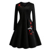 Long Sleeve Black Dress