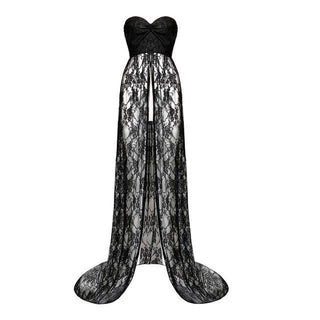 Lace See-Through Dress