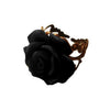 Hollow Out Flower Resizable Gothic Finger Ring