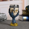 Coolest Gothic Resin Stainless Steel Dragon Skull Claw  Wine Glasses - designfullprint
