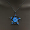 Vintage Star Skull Luminous Charm Necklaces